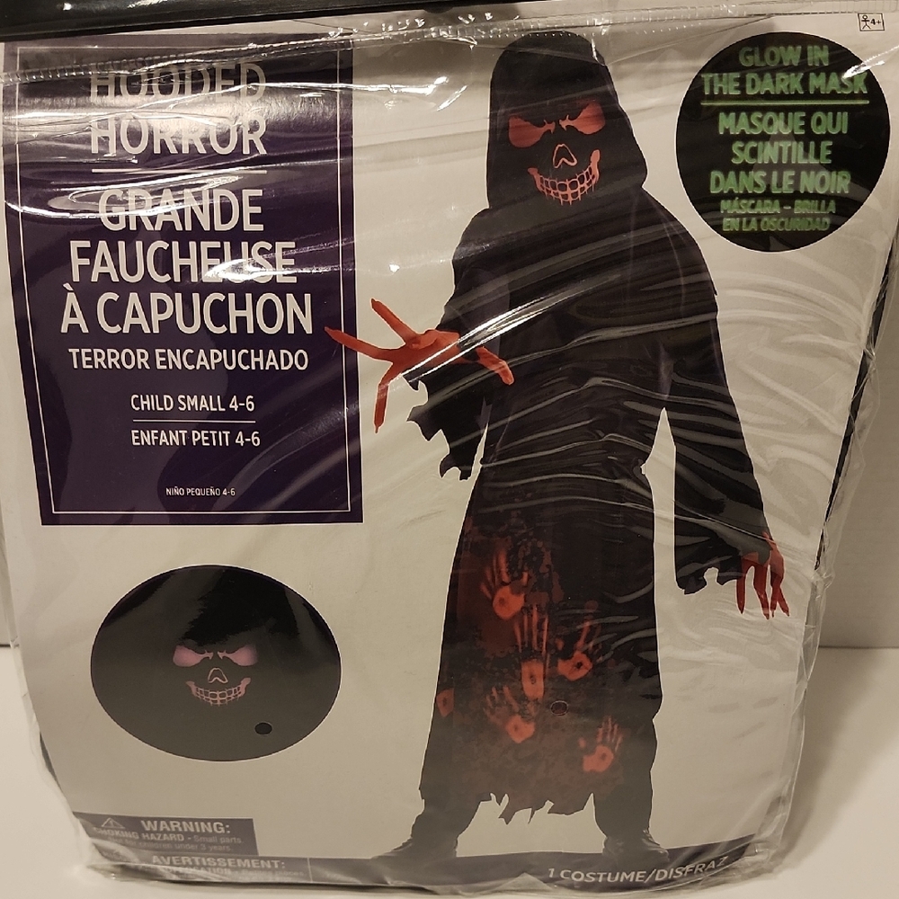 Hooded Horror Glow-in-the-Dark Costume